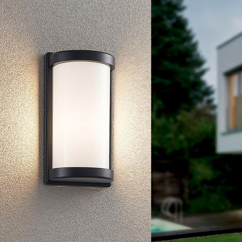 Black outdoor light aluminium, Mesut, IP44 Black outdoor light aluminium, Mesut, IP44