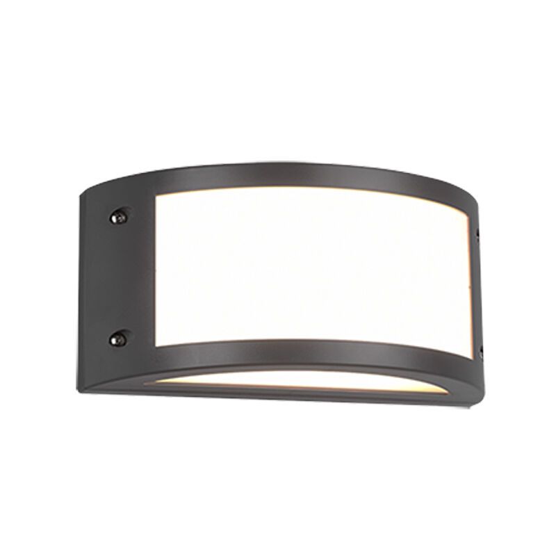 Anthracite outdoor light modern, Ivo, 12W, 3000K LED, IP54 Anthracite outdoor light modern, Ivo, 12W, 3000K LED, IP54