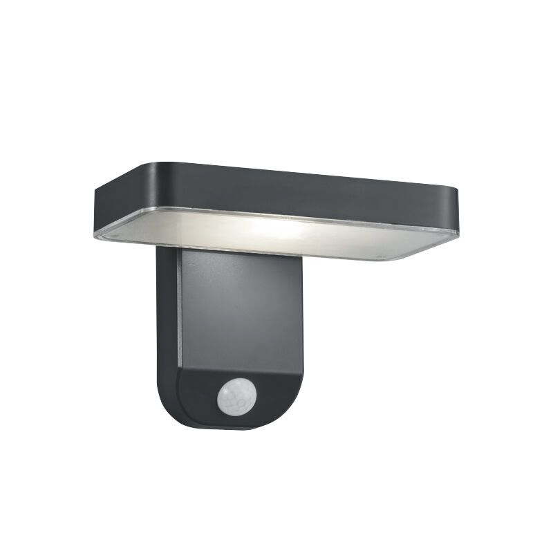 Anthracite outdoor wall light with motion sensor modern, Summer, 4,5W, 3000K LED, IP44
