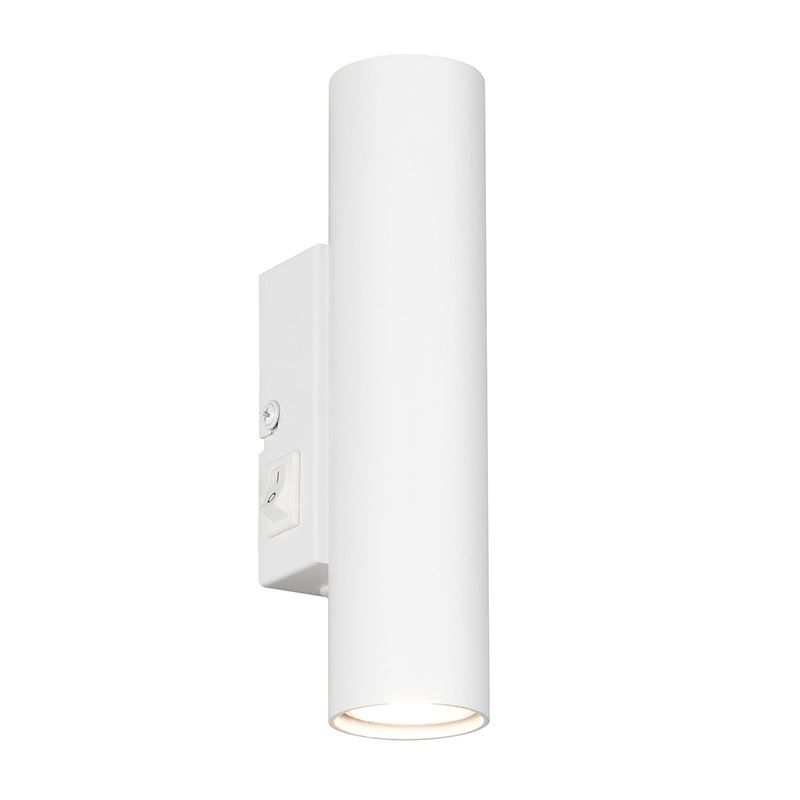 White up down wall light modern, Suradj, with switch White up down wall light modern, Suradj, with switch