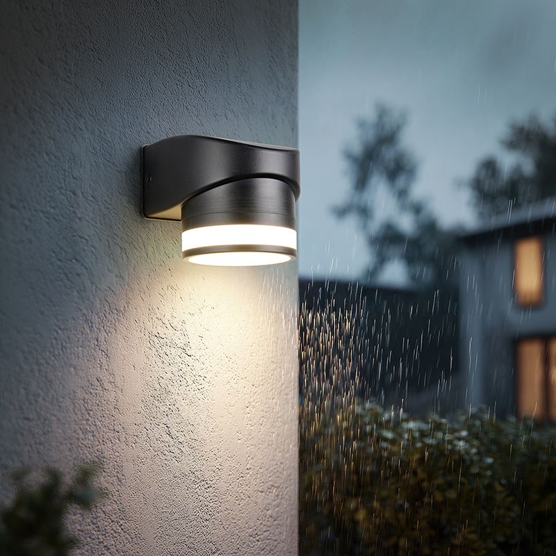 Black outdoor light modern, Neslihan, IP44 Black outdoor light modern, Neslihan, IP44