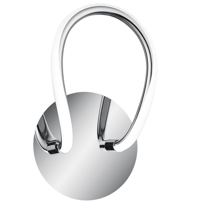 Chrome wall light design, Marell, 11W, 4000K LED, 3-step dimmable