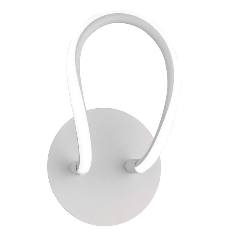 White wall light design, Marell, 11W, 4000K LED, 3-step dimmable