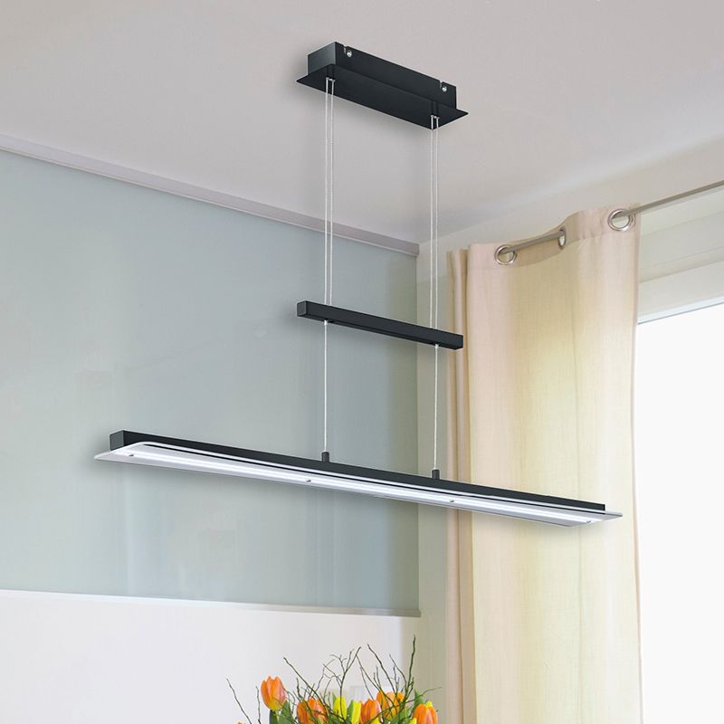 Black pendant light modern, Port, 18W, warm to cold white adjustable LED Black pendant light modern, Port, 18W, warm to cold white adjustable LED