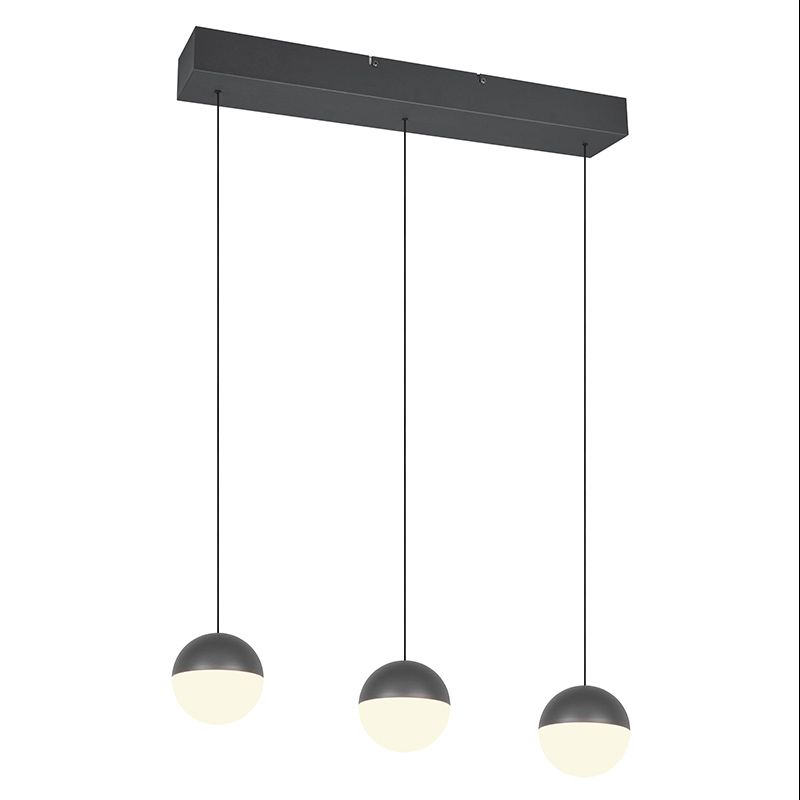Anthracite pendant light modern, Rigtje