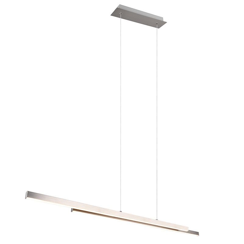 Nickel pendant light modern, Sangeeta, 22W, 3000K LED