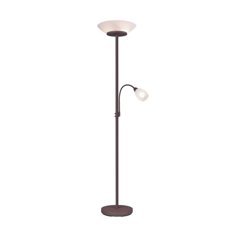 Rust Coloured reading floor lamp modern, Larry
