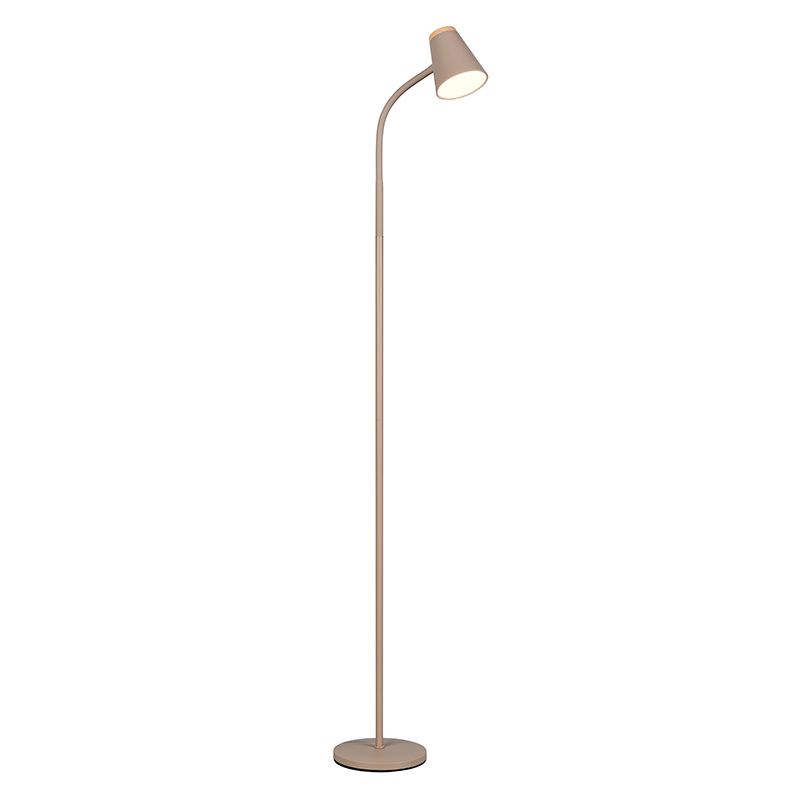 Brown floor lamp modern, Rahul, 4,5W, 3000K LED, with switch