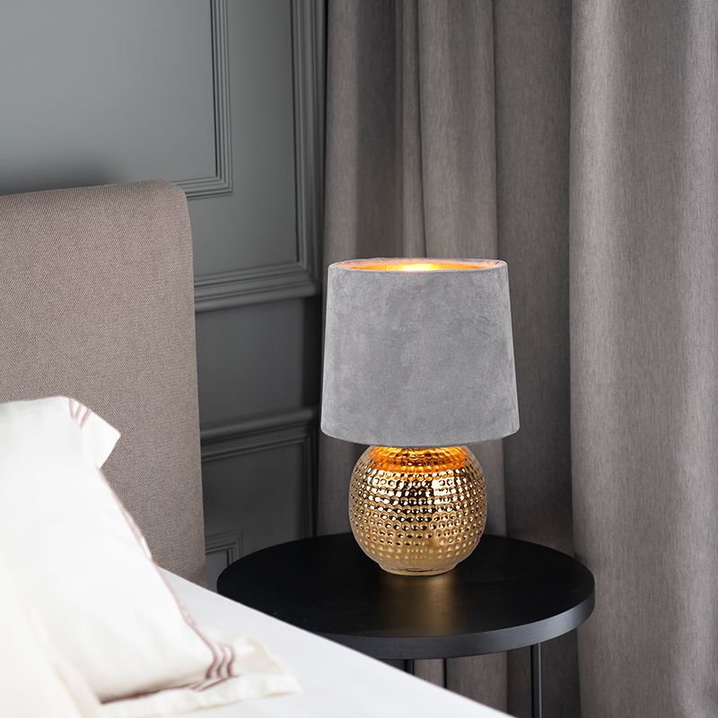 Ceramic table lamp gold, Jorre, with switch Ceramic table lamp gold, Jorre, with switch