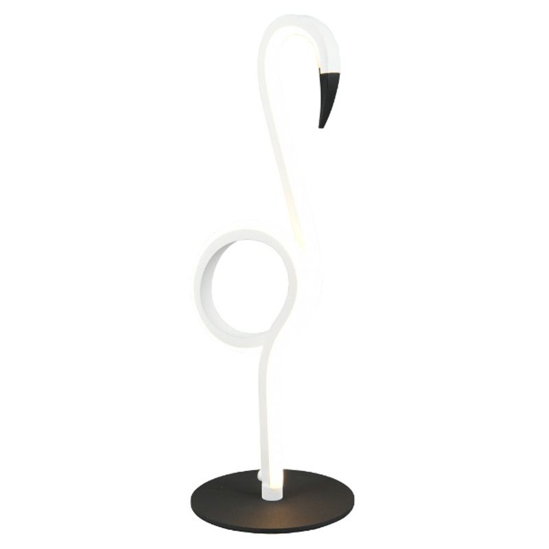White table lamp design, Puk, 6W, 3000K LED, with switch