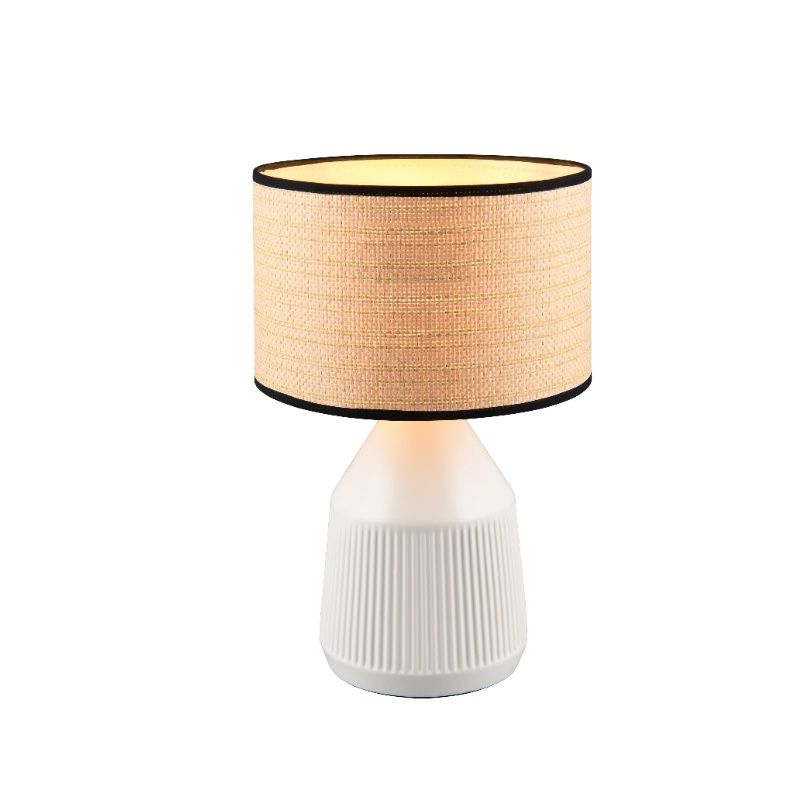 Ceramic table lamp white, Shivam