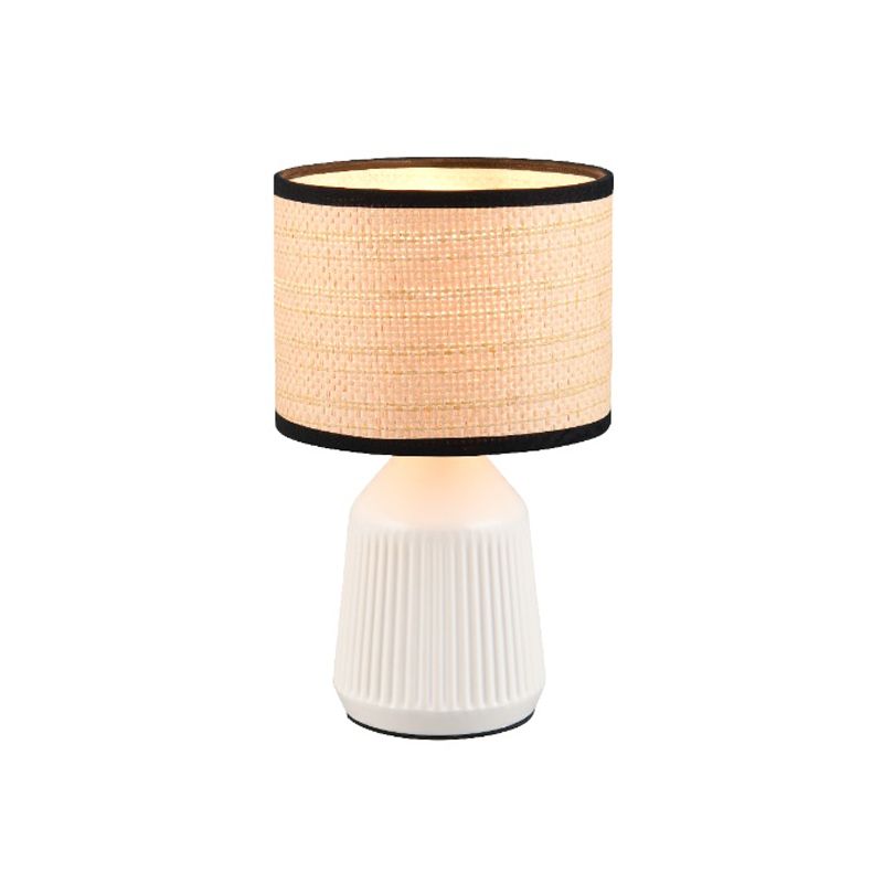 Ceramic table lamp white, Shivam