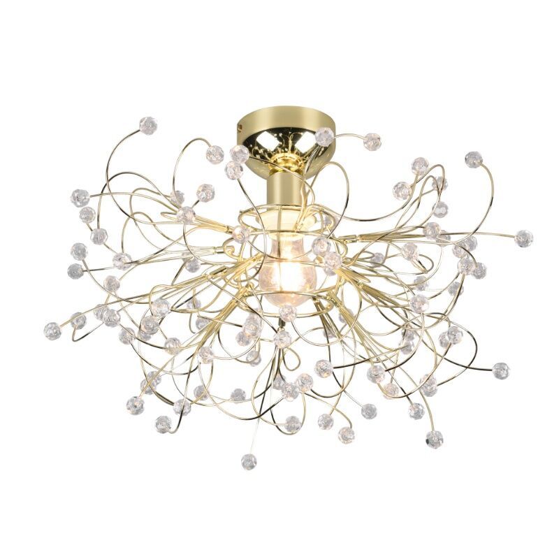 Brass ceiling light retro, Julio