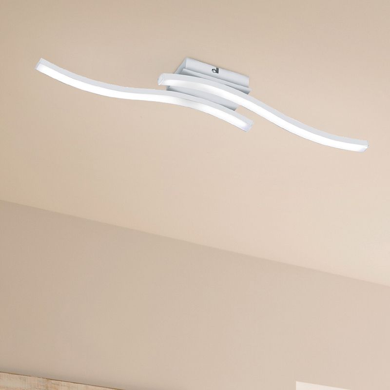 White flush ceiling light modern, Go, 5W, 4000K LED