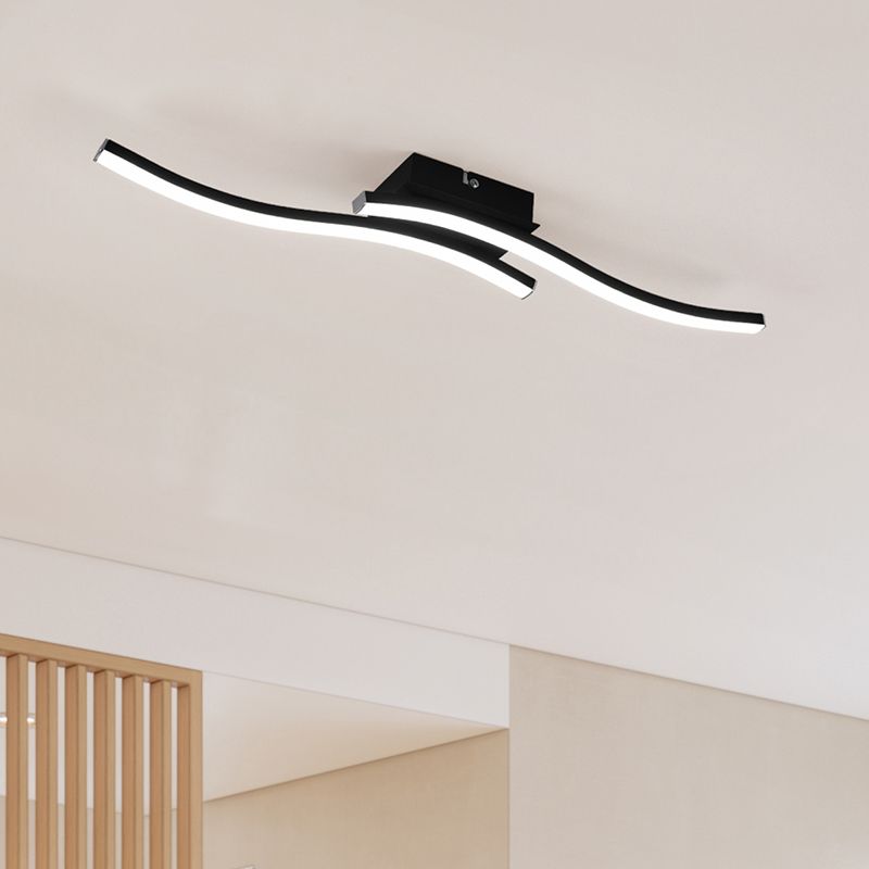 Black ceiling light modern, Go, 5W, 4000K LED