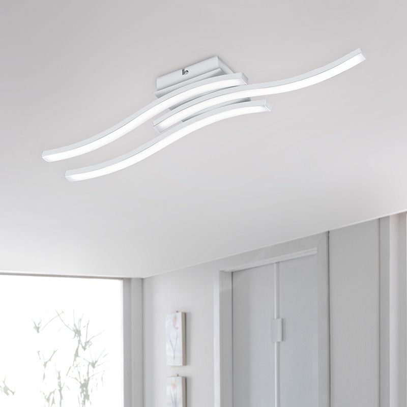 White flush ceiling light modern, Go, 5W, 4000K LED