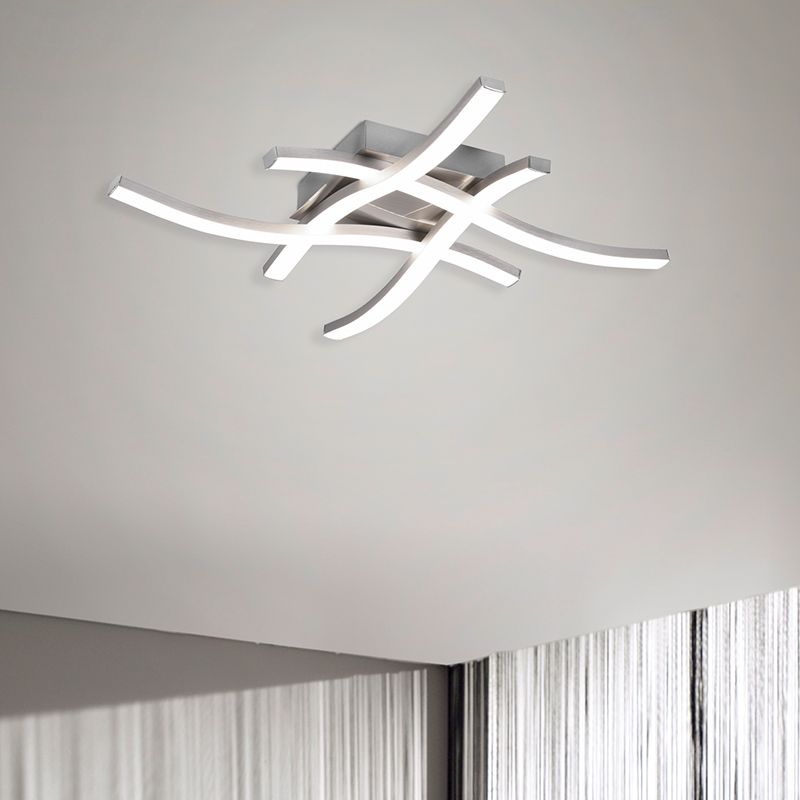 Nickel ceiling light modern, Go, 5W, 4000K LED