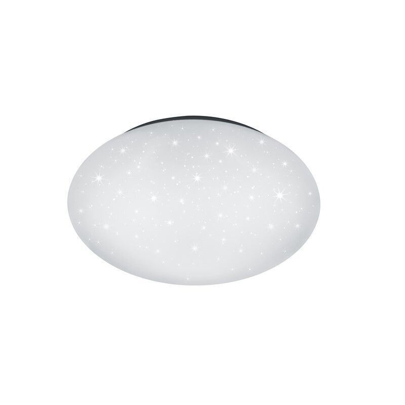 White flush ceiling light modern, Neda, 18W, warm to cold white adjustable LED, with remote control