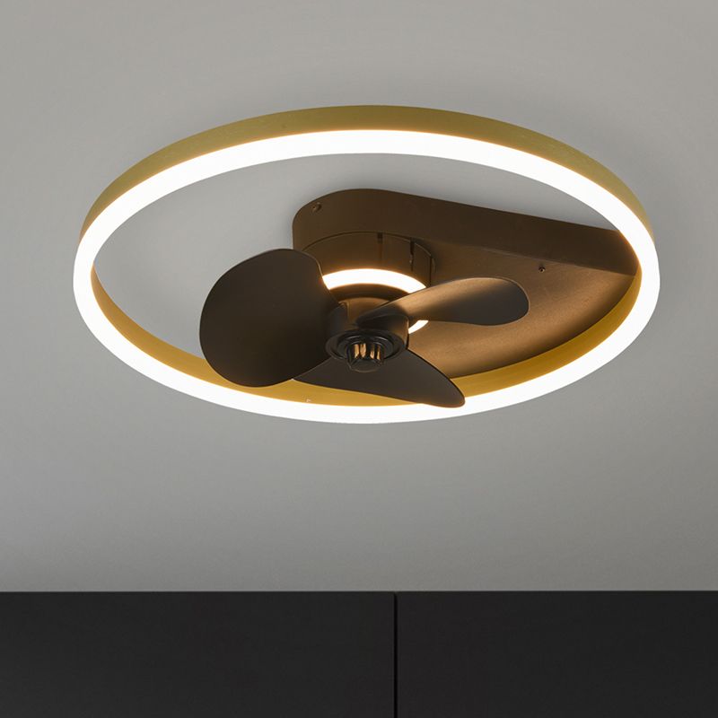 Black ceiling fan modern, Medy, 30W, warm to cold white adjustable LED, with remote control Black ceiling fan modern, Medy, 30W, warm to cold white adjustable LED, with remote control