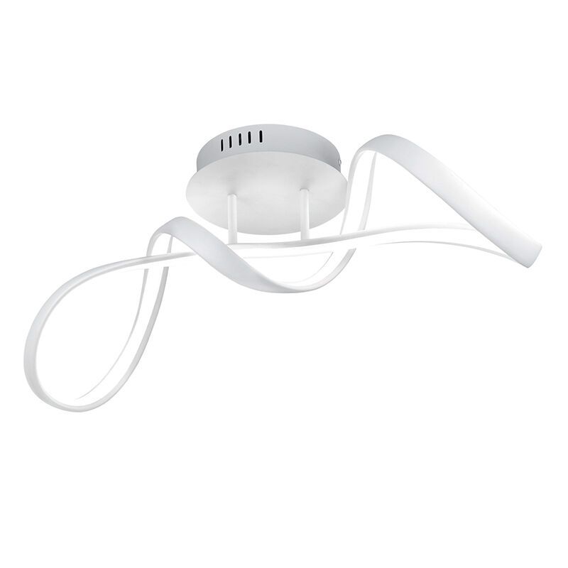 White ceiling light design, Renso, 28W, 4000K LED, 3-step dimmable White ceiling light design, Renso, 28W, 4000K LED, 3-step dimmable