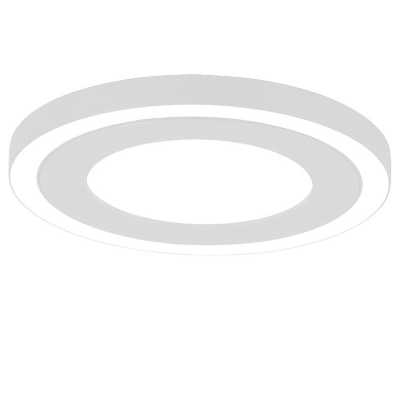 White flush ceiling light modern, Mirko, 10W, 4000K LED