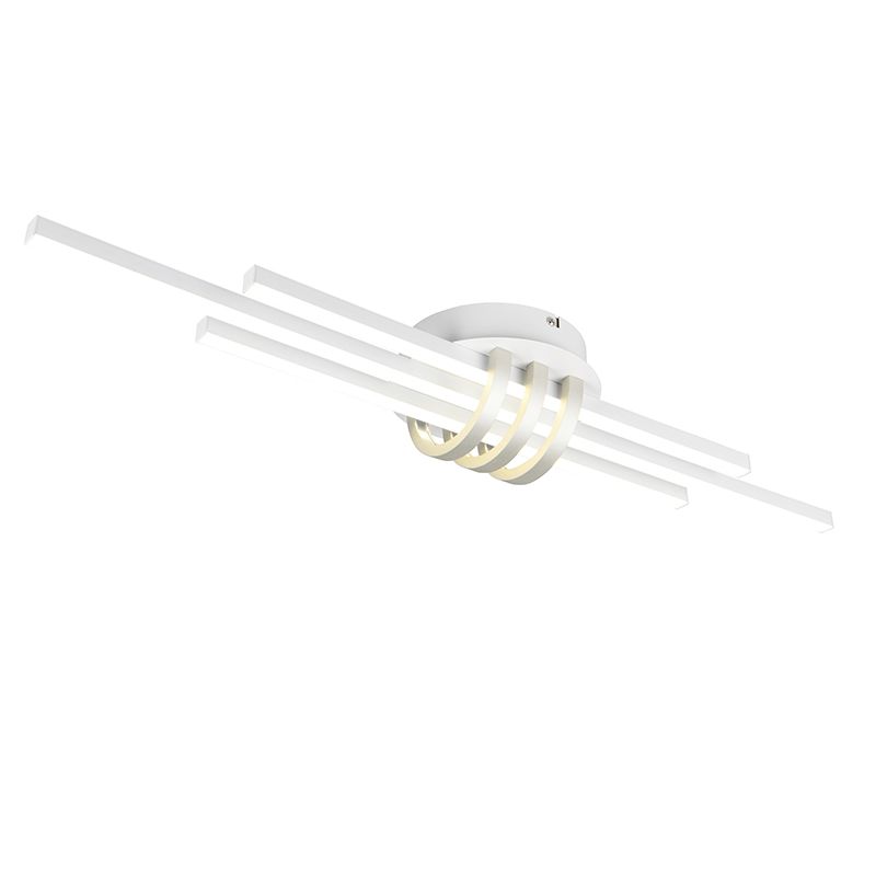 White flush ceiling light modern, Saloua, 20W, 4000K LED, 3-step dimmable White flush ceiling light modern, Saloua, 20W, 4000K LED, 3-step dimmable