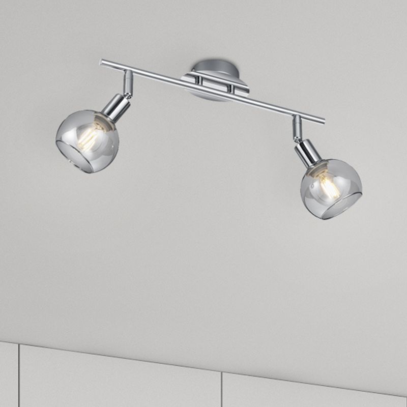 Chrome ceiling spotlight modern, Omari