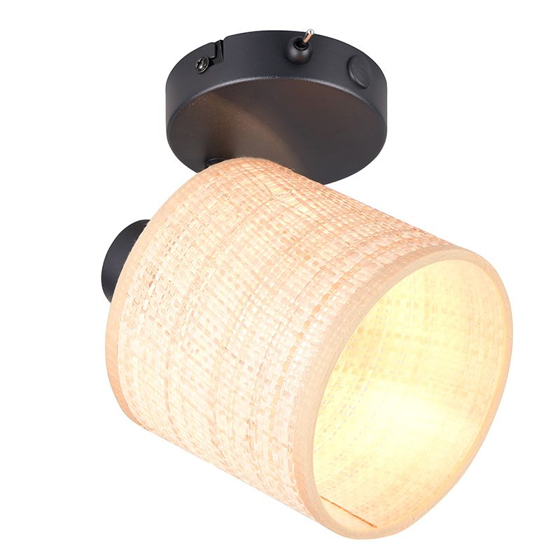 Cream wall light rustic, Peder, with switch Cream wall light rustic, Peder, with switch
