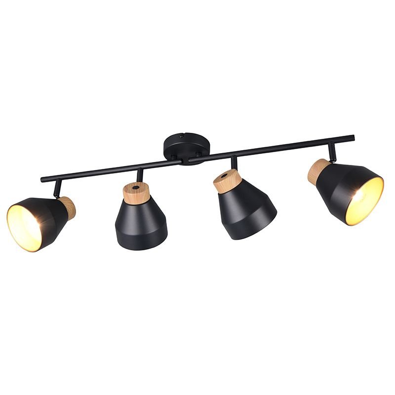 Black ceiling spotlight modern, Riette