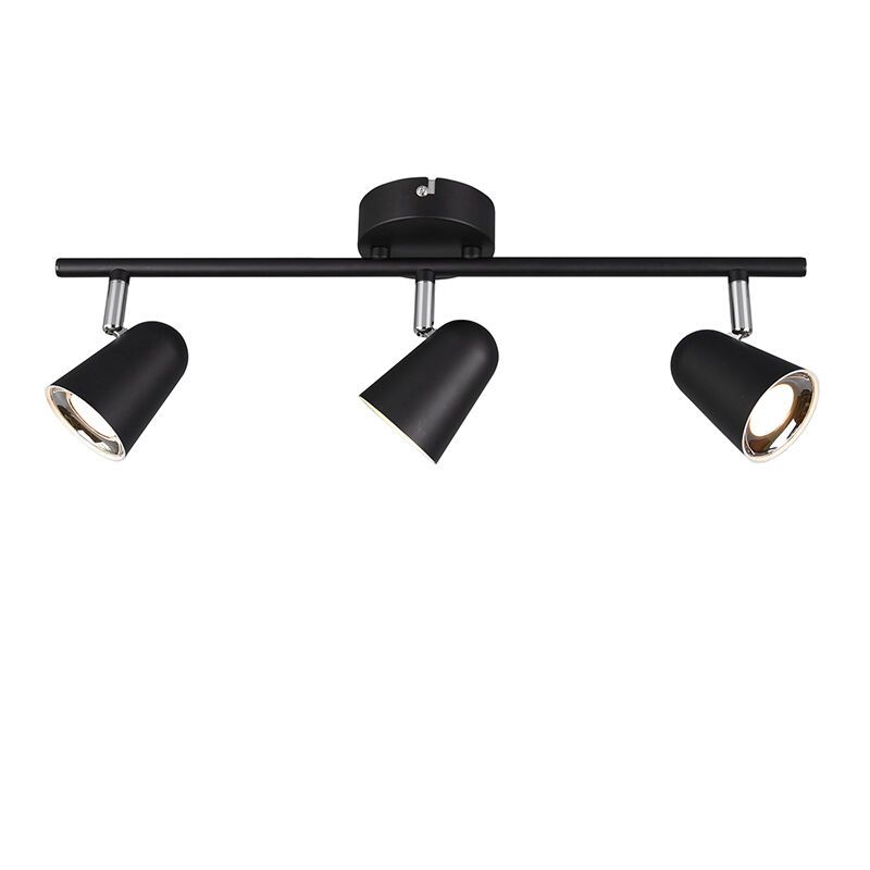 Black ceiling spotlight modern, Taj, 3W, 3000K LED