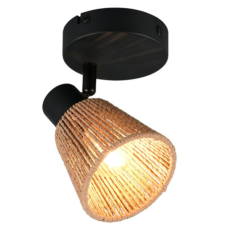 Paper wall spotlight brown, Sjirk