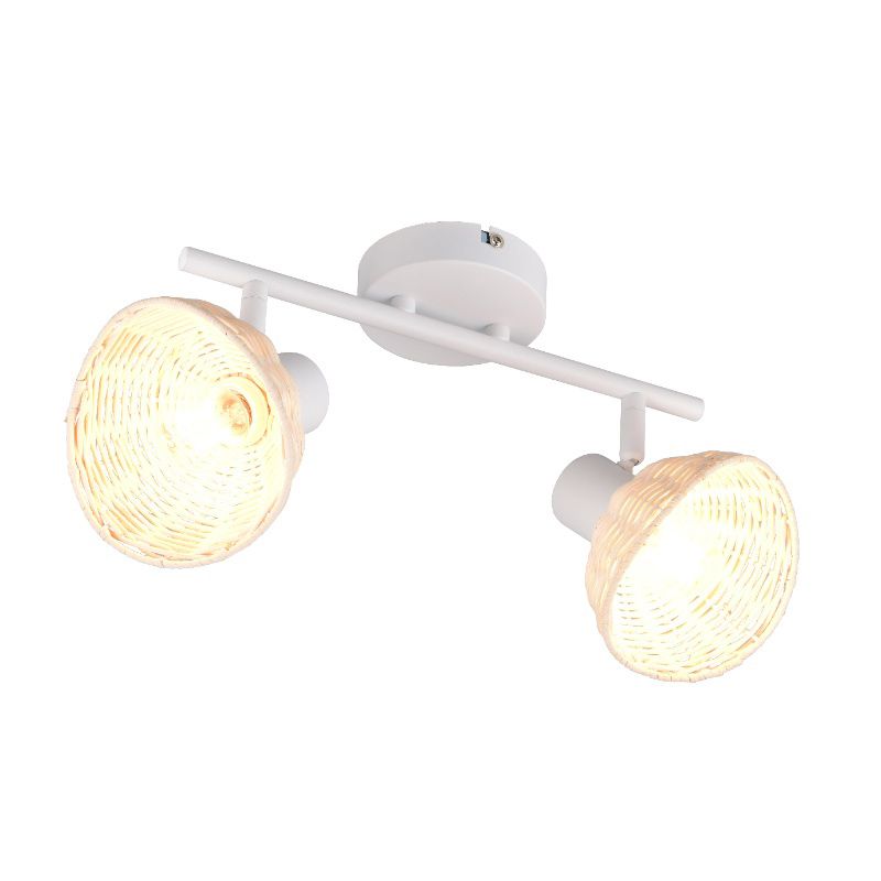 Rattan wall light brown, Sijmen Rattan wall light brown, Sijmen