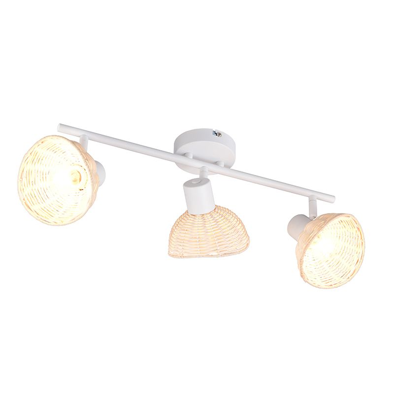 Rattan wall light brown, Sijmen Rattan wall light brown, Sijmen