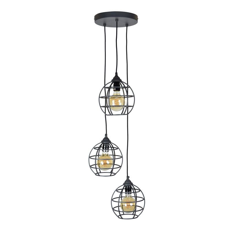 Industrial pendant light black, Roland