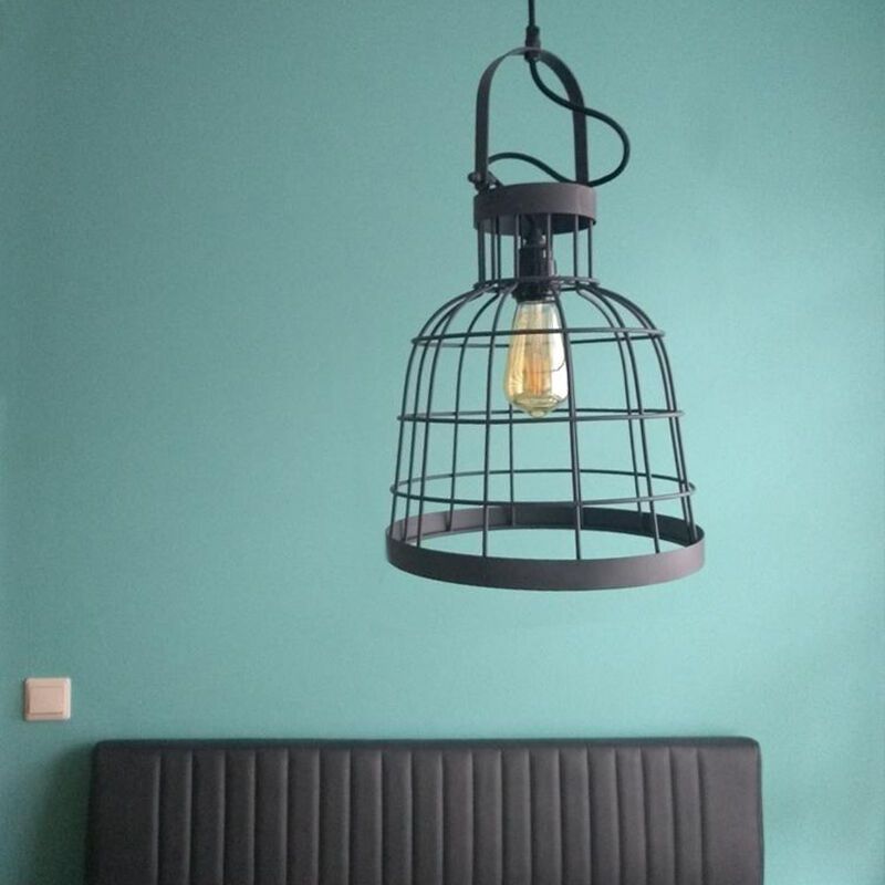 Industrial dining table hanging lamp black, Kay Industrial dining table hanging lamp black, Kay