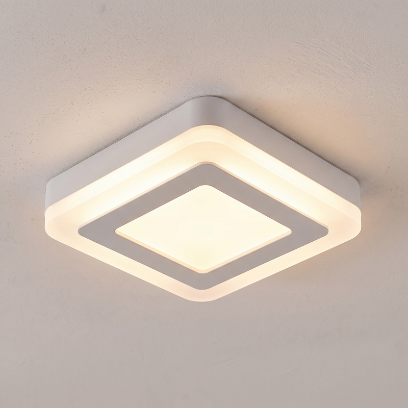 Plastic staircase light white, Haley, 8W, 3000K LED, IP54 Plastic staircase light white, Haley, 8W, 3000K LED, IP54