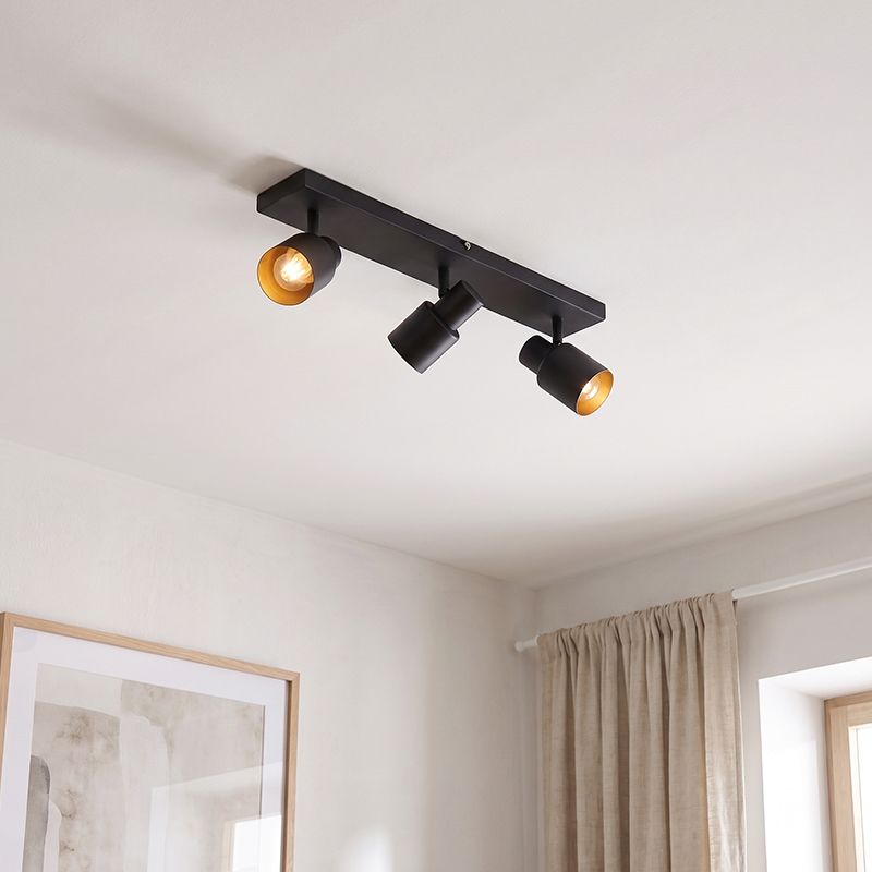 Aluminium ceiling spotlight black, Eleno Aluminium ceiling spotlight black, Eleno