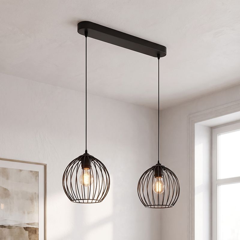 Industrial pendant light black, Wiro