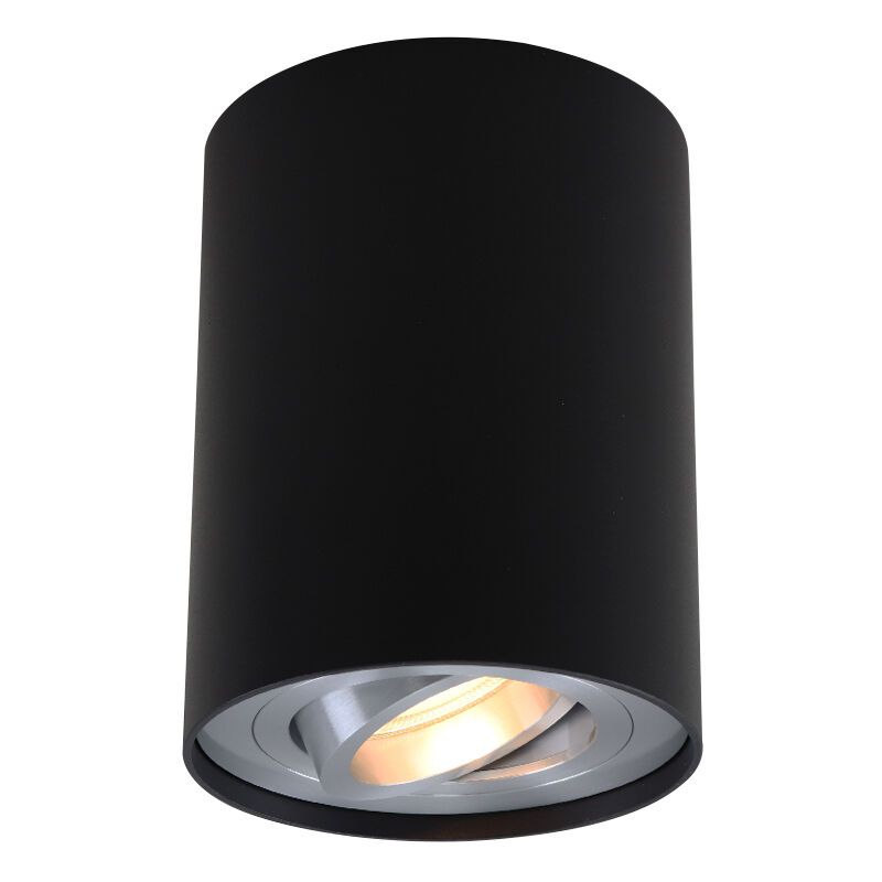 Modern surface mounted downlight black, Snertinge