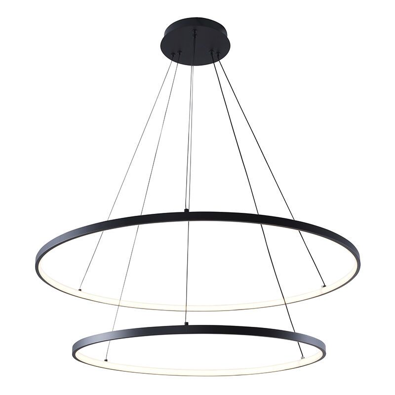 Design pendant light black, Kubra, 60W, warm to cold white adjustable LED