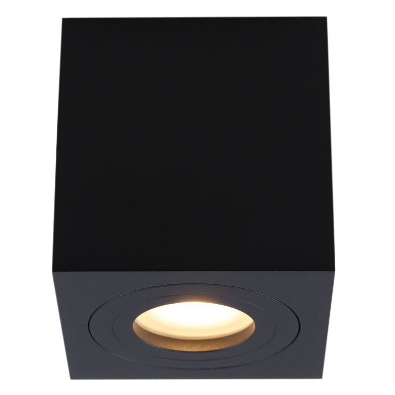 Modern surface mounted downlight black, Erik, IP44 Modern surface mounted downlight black, Erik, IP44