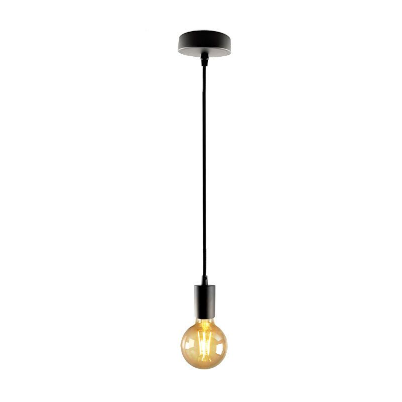 Modern pendant light without shade black, Rika