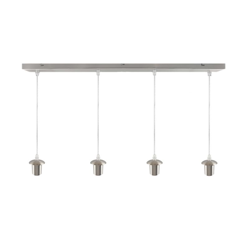 Aluminium pendant light without shade chrome, Rika Aluminium pendant light without shade chrome, Rika