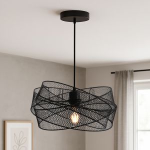 Industrial pendant light black, Diny