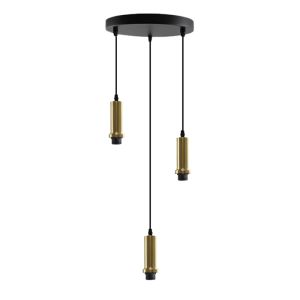 Aluminium pendant light without shade gold, Rika