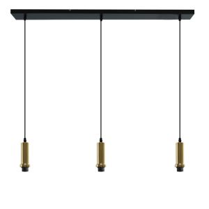 Aluminium pendant light without shade gold, Rika