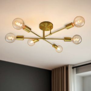 Modern ceiling light gold, Amos