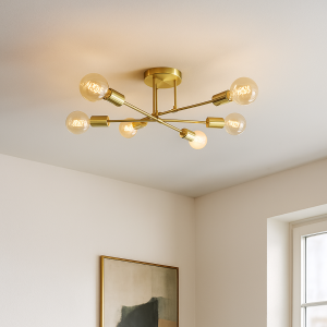 Modern ceiling light gold, Amos