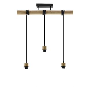 Basic pendant light without shade wood, Rika