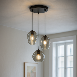 Design pendant light grey, Lazaro